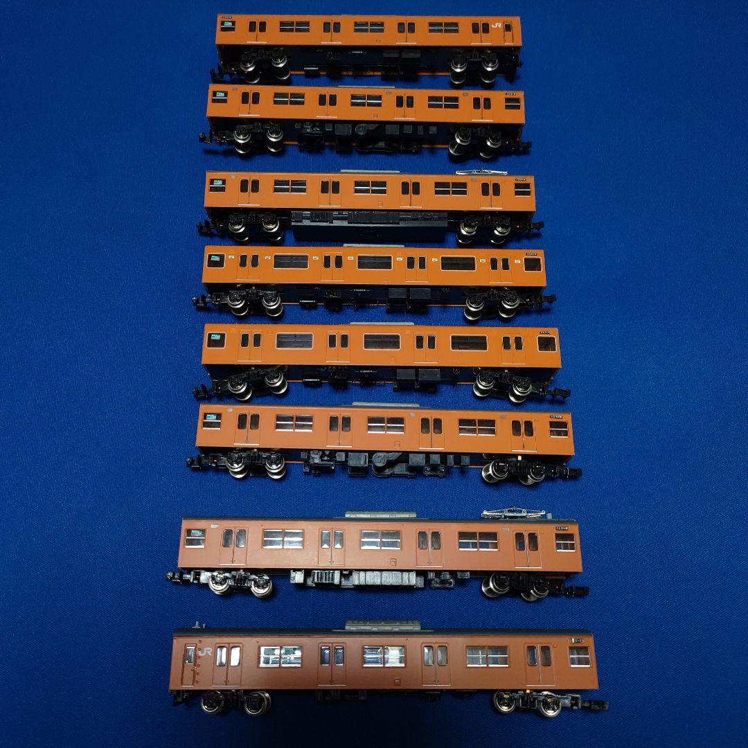 GM　103系　大阪環状線　オレンジ　塗装済み組み立てキット　8両セット
