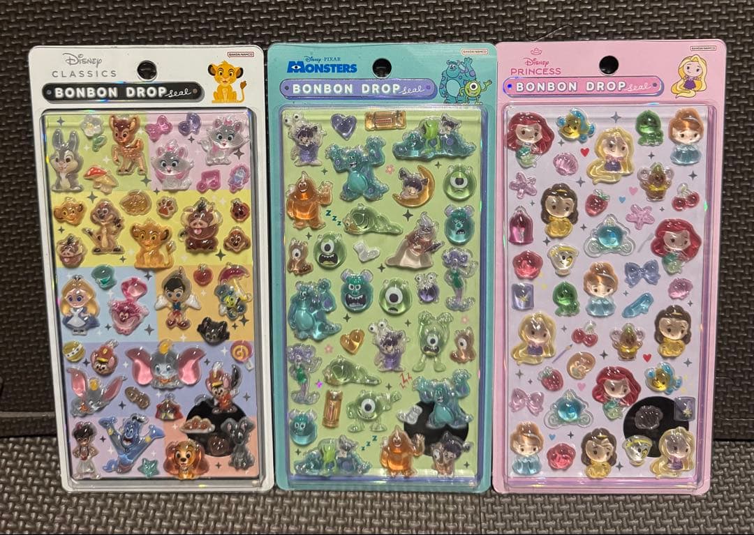 正規品 ディズニーボンボンドロップシール7枚セット