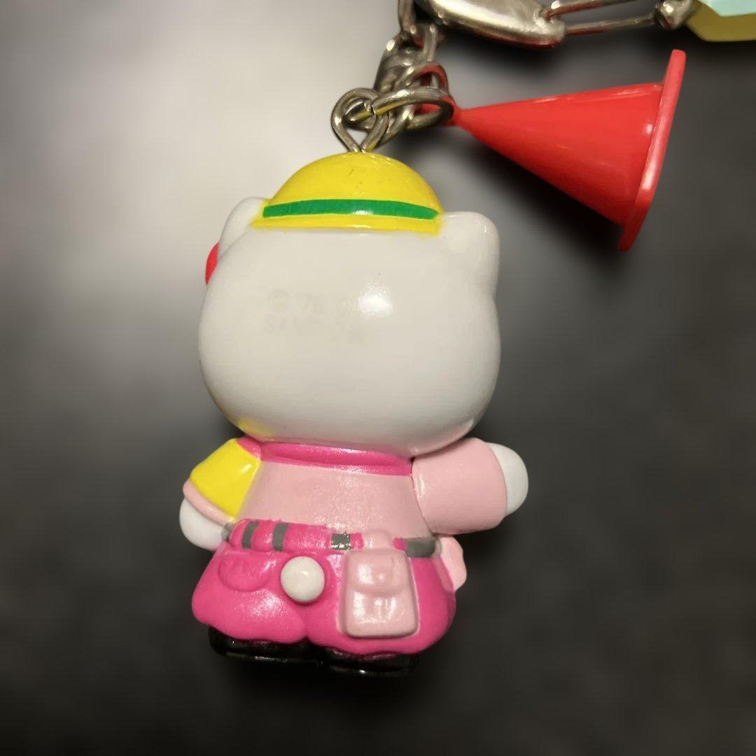 ご当地キティ　安全第一　キーホルダー