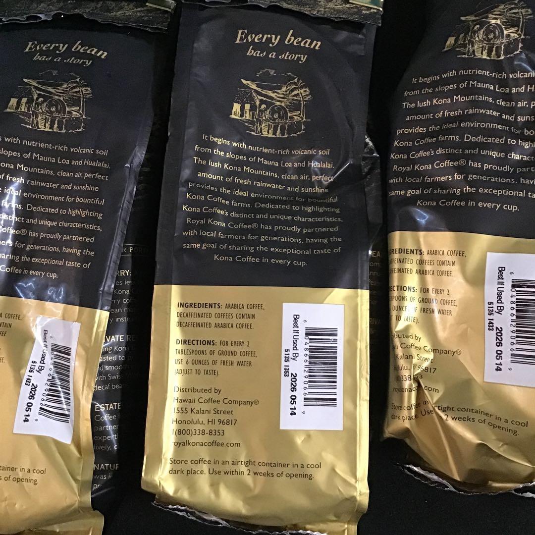  KONA coffee ロイヤル　豆7袋粉7袋