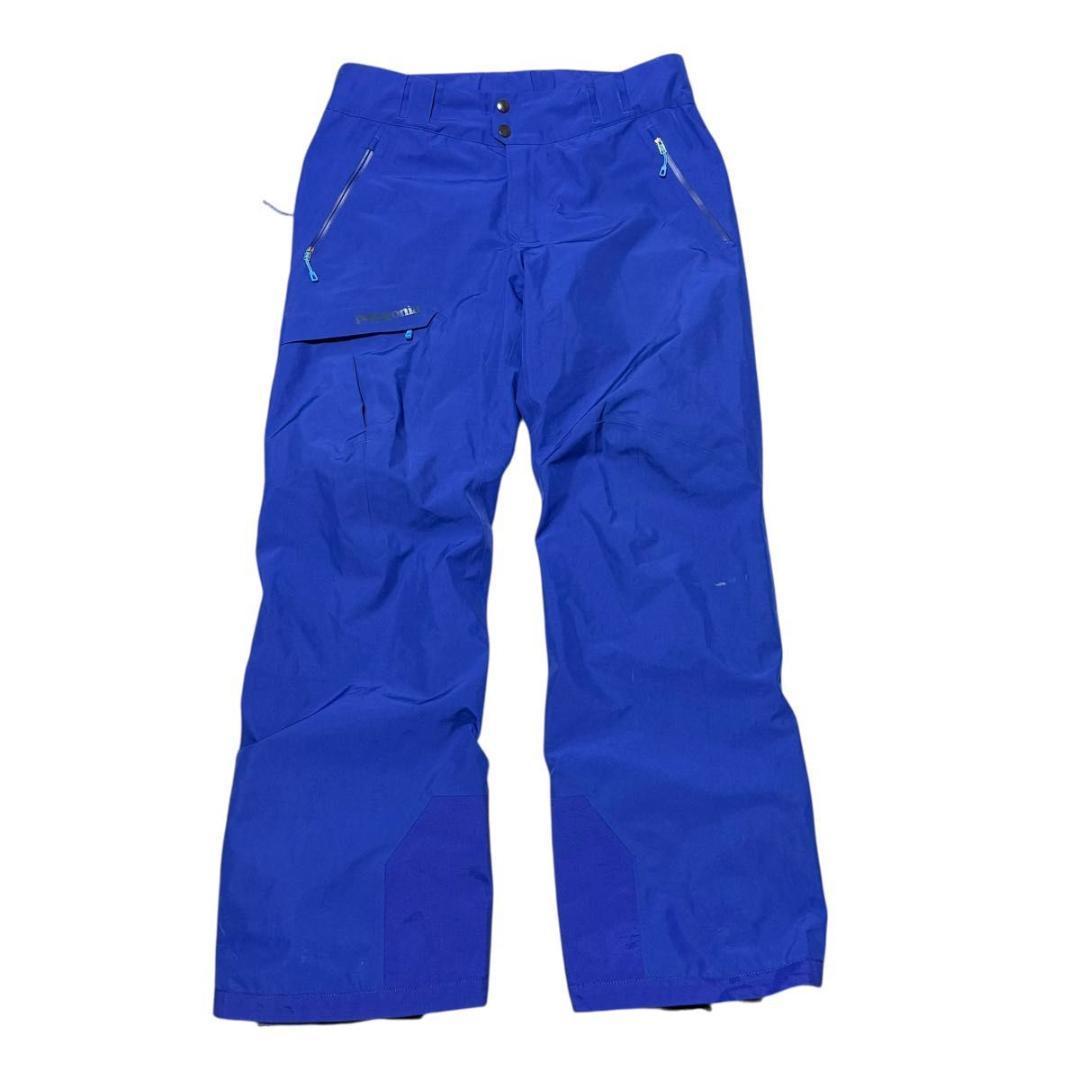 Patagonia パウダーボウルパンツ GORE-TEX M RECCO 青