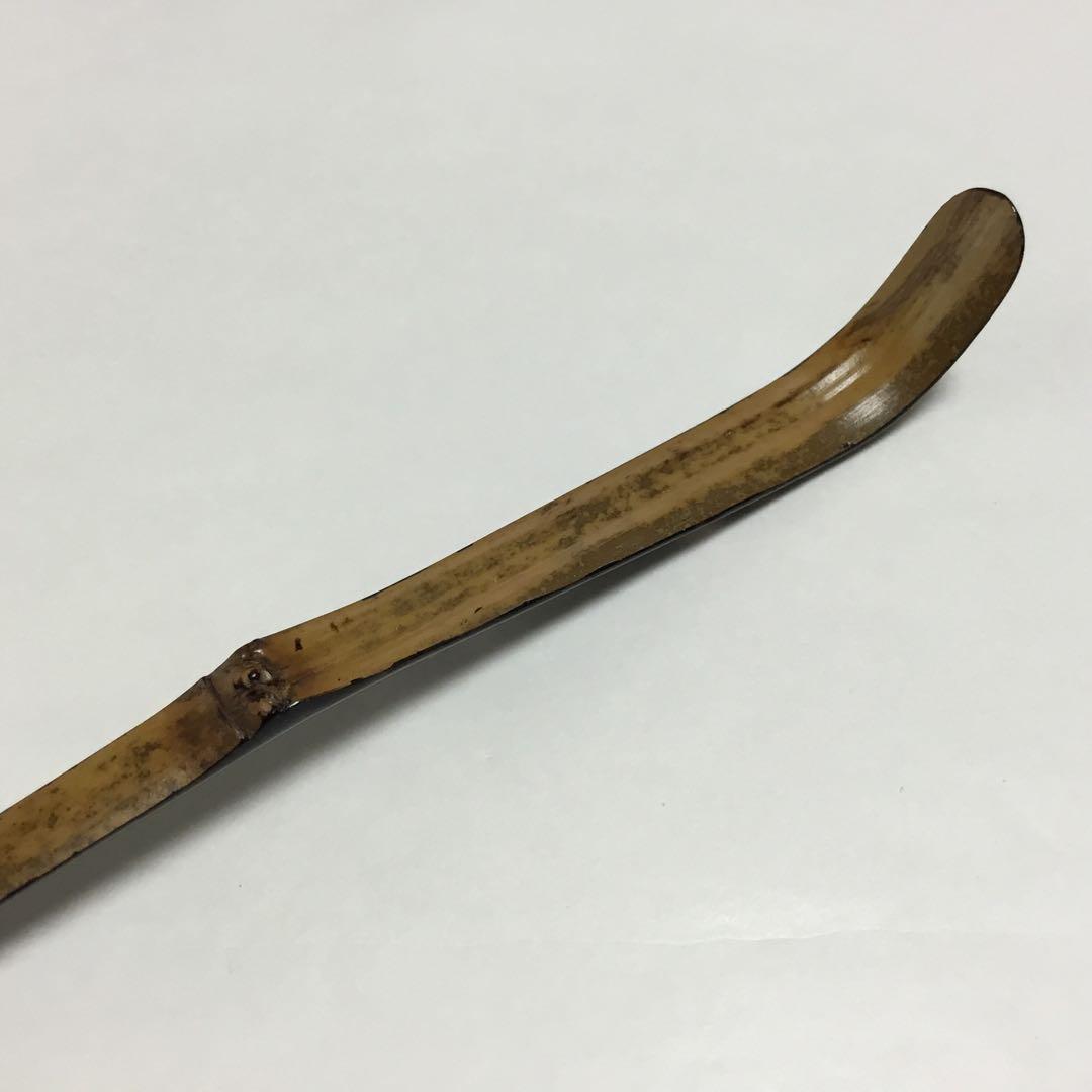 茶杓 煤竹 黒塗 銀桜 茶道具 新品