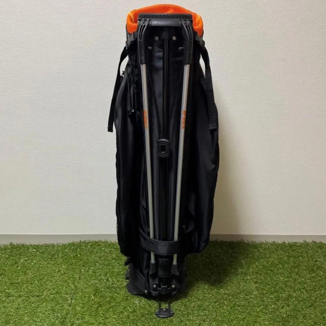 美品 AVIREX GOLF セルフスタンド キャディバッグ 2022年モデル