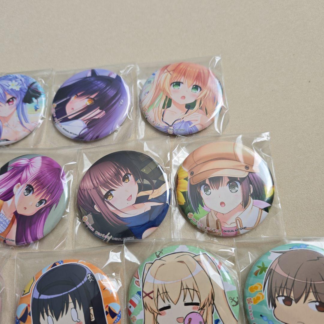 Summer Pockets　缶バッジ　ミックスガーデン