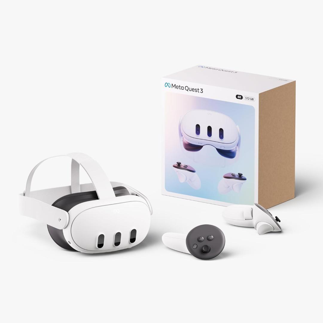 【美品】 Quest3 512GB 4K解像度 VRヘッドセット