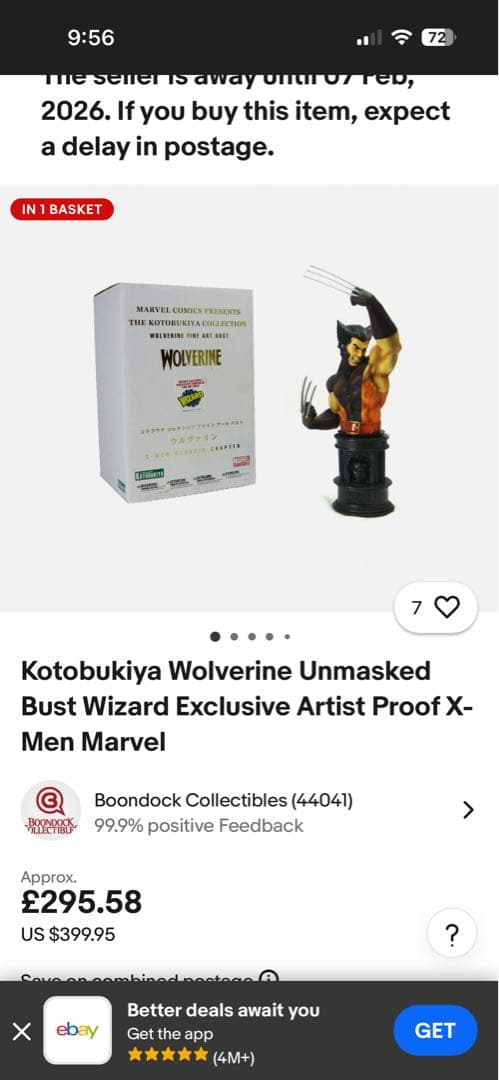 希少！Wolverine KOTOBUKIYA X-Men ウルヴァリン