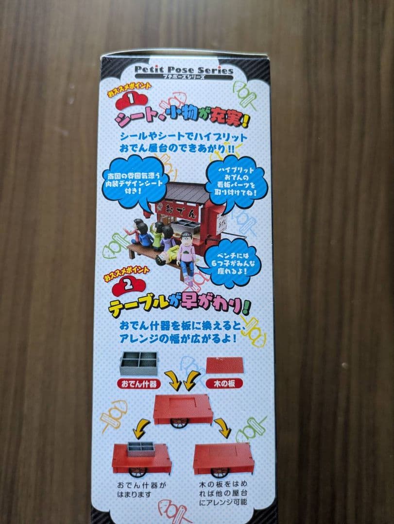 おそ松さん６っ子の部屋とチビ太のおでん屋台２点セットリーメント未開封