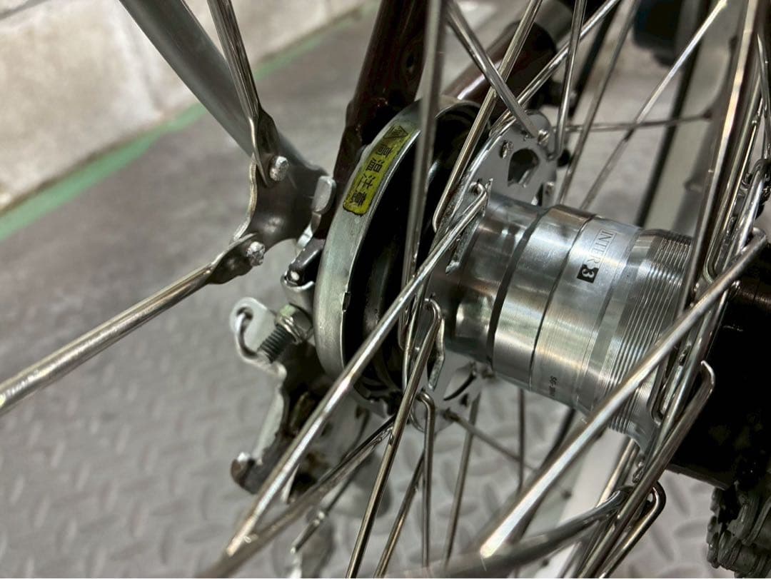 №8701 電動自転車パナソニックビビL.S 20インチ✨大容量リアバスケット✨