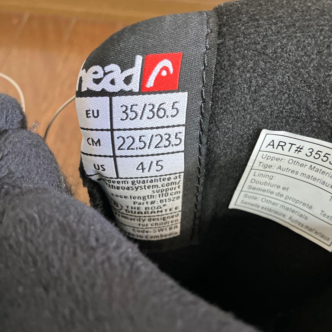 Head 女性　子供　スノーボードブーツ 22.5 23.5cm