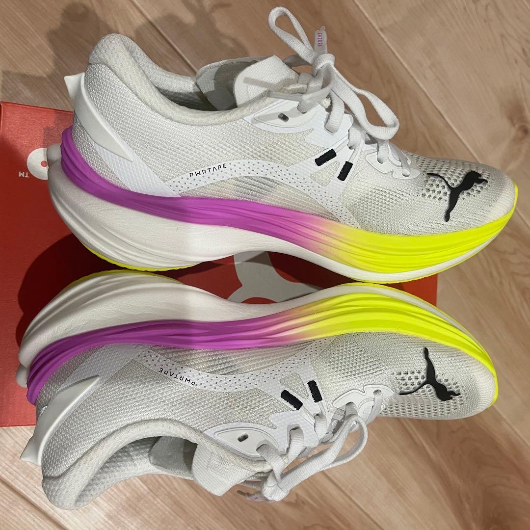 《極美品》PUMA DEVIATE NITRO 3 EKIDEN25.0cm