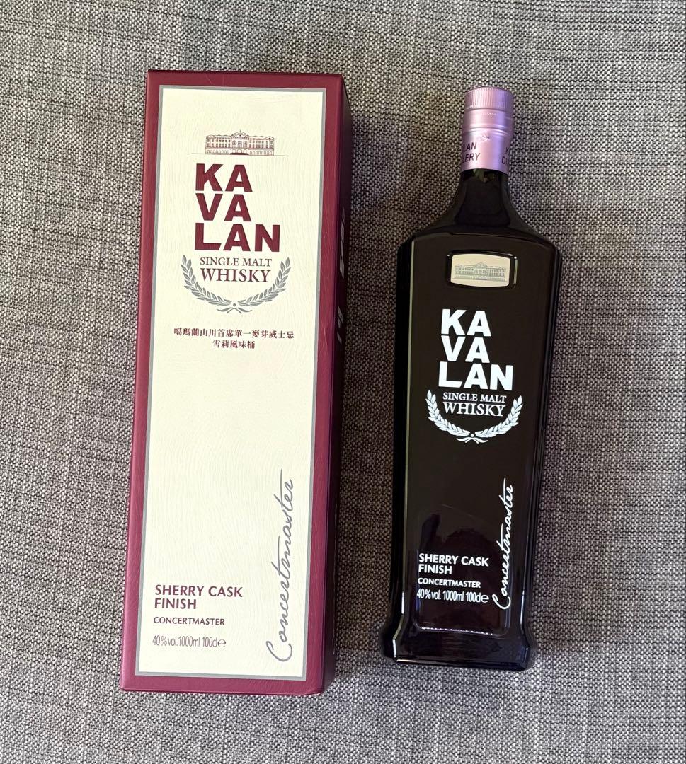 KAVALANのシングルモルトウイスキー、シェリーカスクタイプ、1000ml