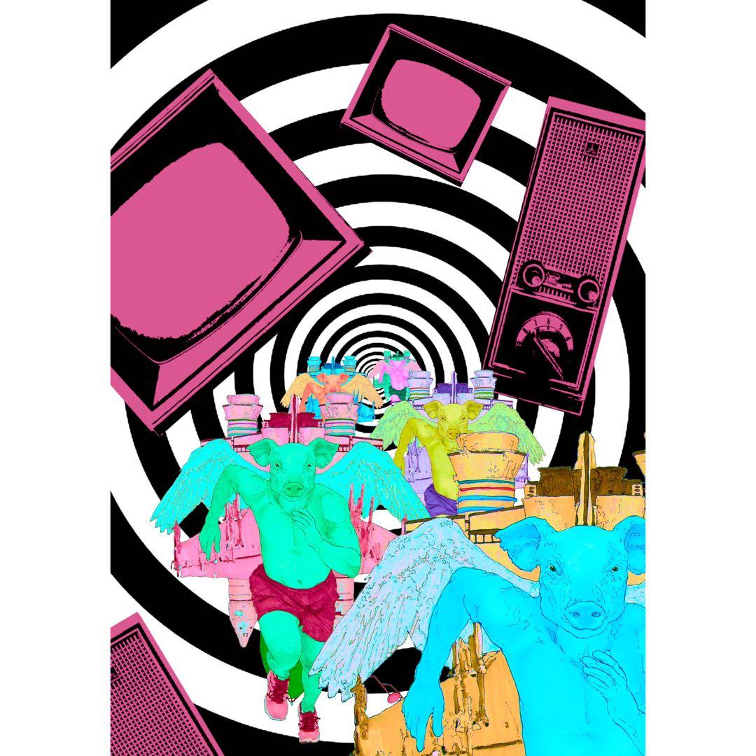 【A1サイズ】『豚で行け！』spiral Ver. panel