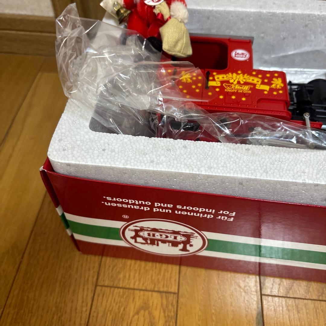 L.G.B 機関車　シュタイフ　サンタ　テディベア　レア　希少　クリスマス　現状