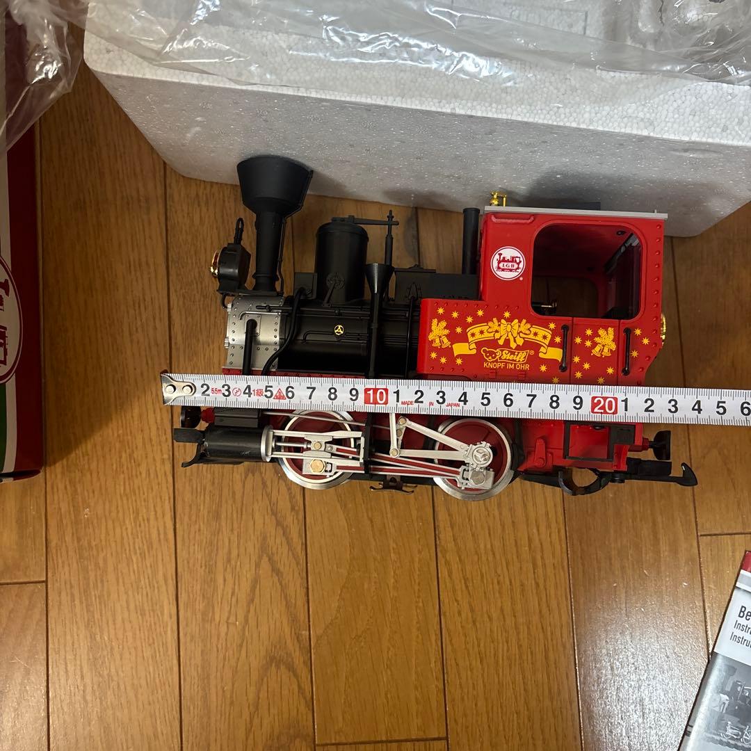L.G.B 機関車　シュタイフ　サンタ　テディベア　レア　希少　クリスマス　現状
