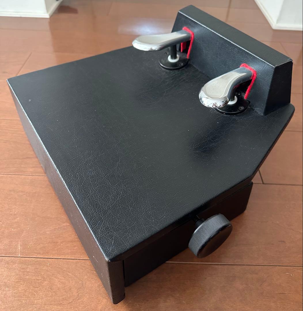 ムツミ ピアノ足台M-60 取説付き+吉澤 ピアノ補助ペダル用バッグ　セット