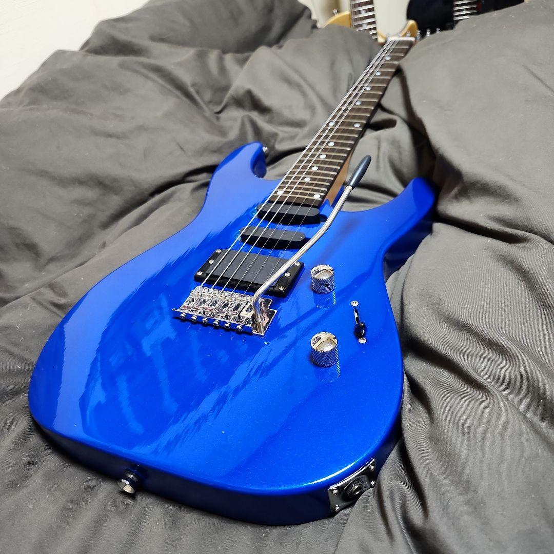 G.W最終セール！！24F メタリックブルー エレキギター