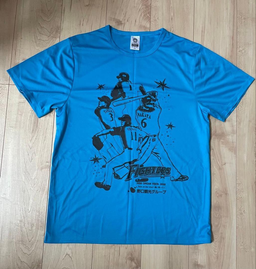 北海道日本ハムファイターズ　来場者配布　Tシャツ 2016　大谷翔平　中田翔