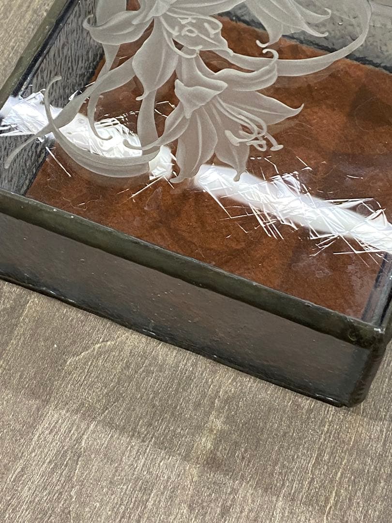 ガラス蓋もの