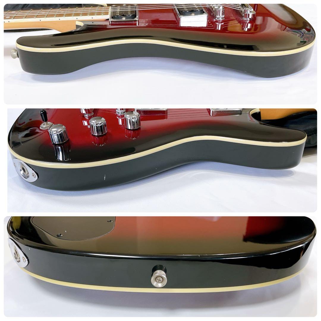 Ibanez GIO GSZ 220 ケース付　ギター　レッド　アイバニーズ