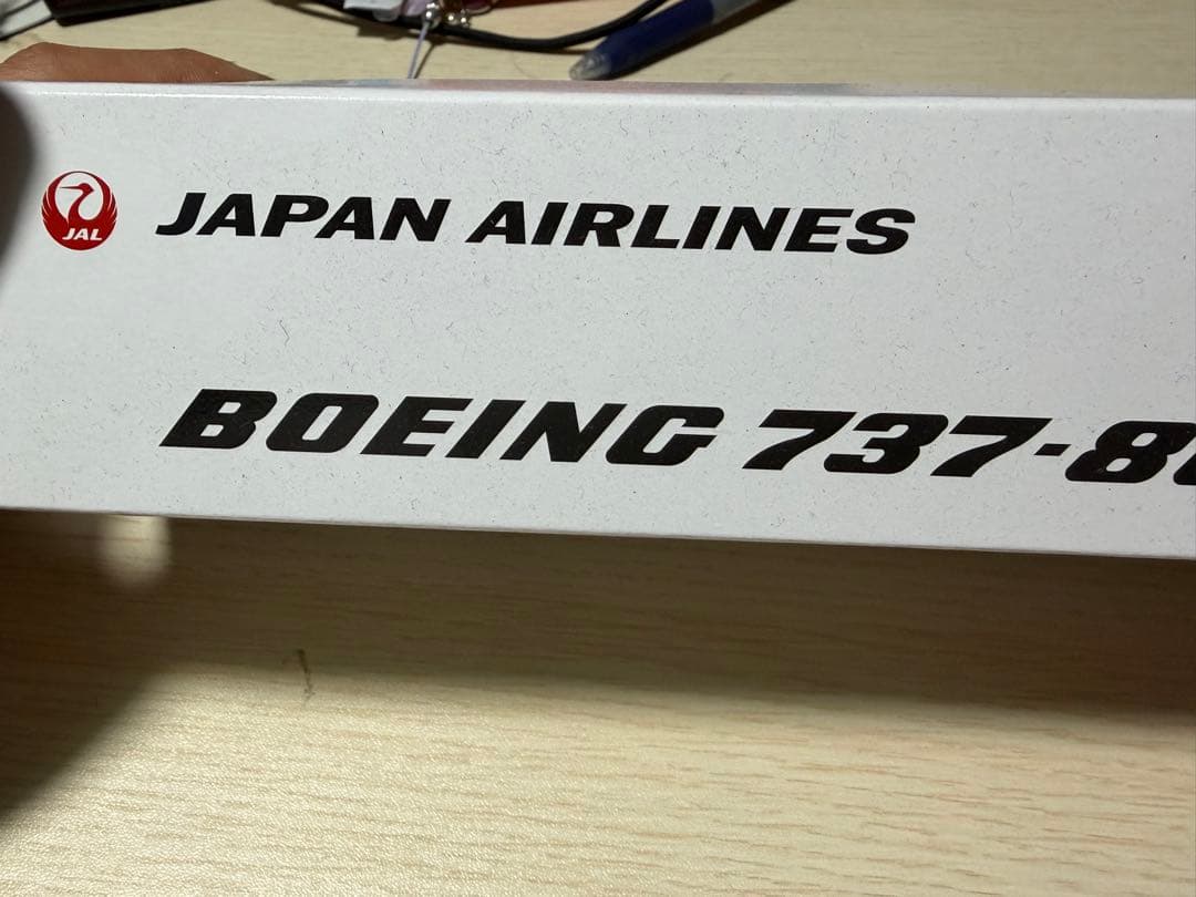 JAL 万博 ガンダムモデルプレーン 737-800