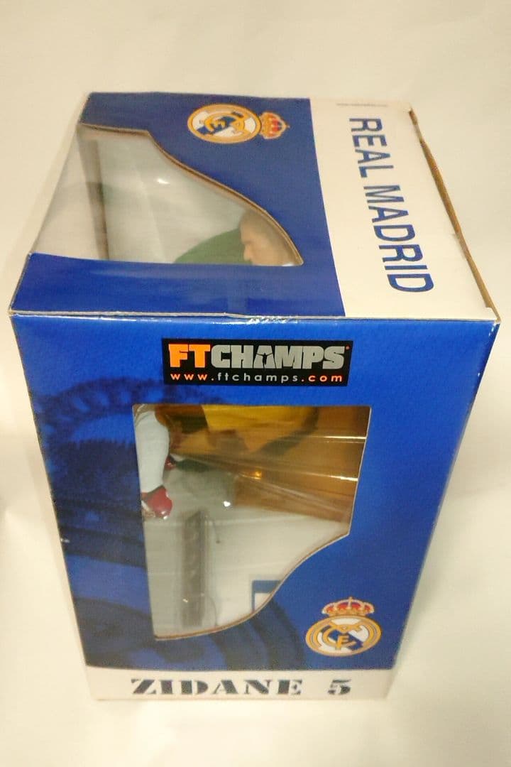 レアルマドリード ジダン チャンピオンズリーグ サッカーフィギュア ユニフォーム