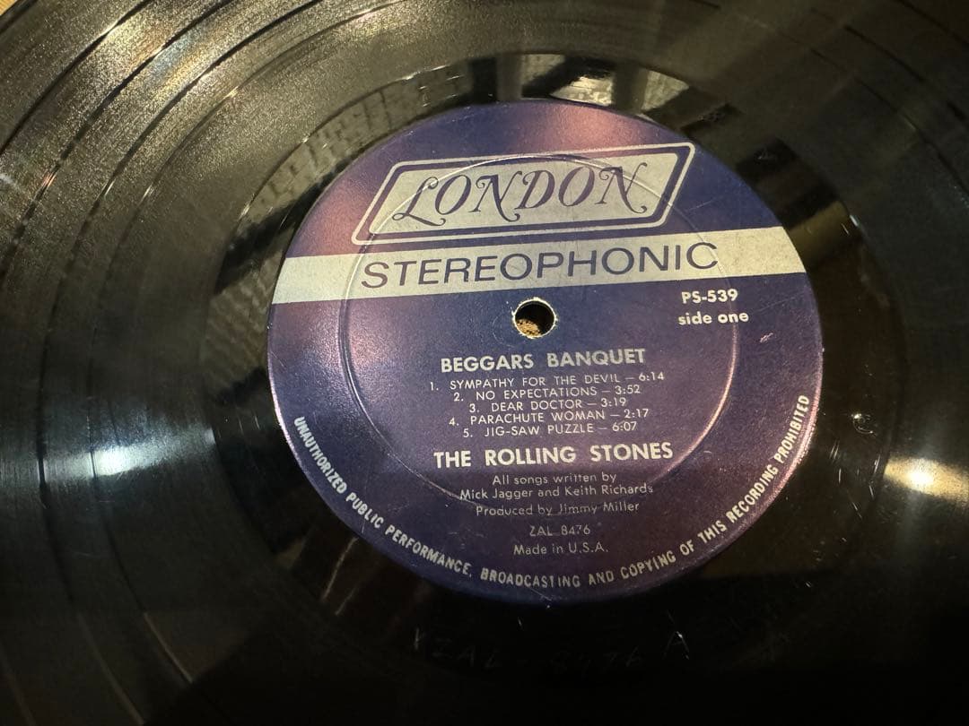 Rolling Stones Beggars Banquet レコード