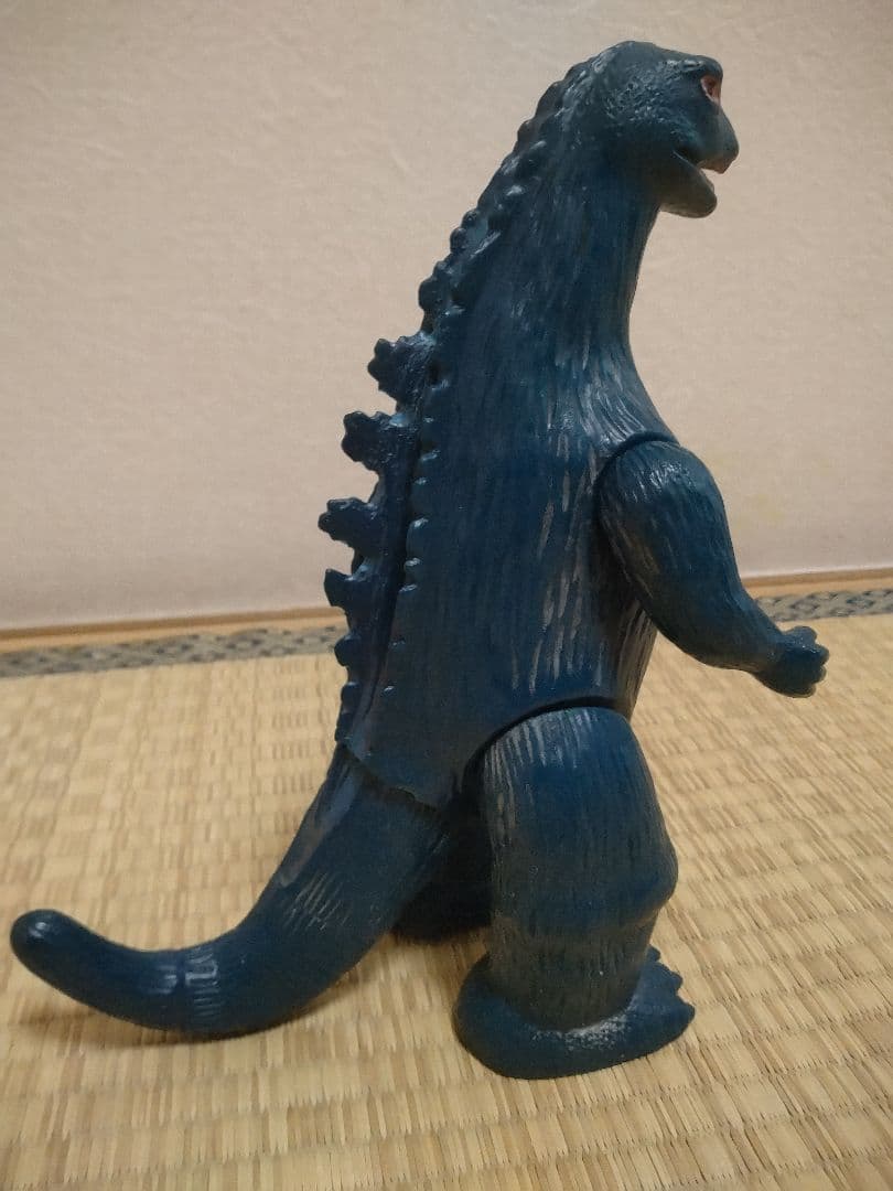 マルサン　ソフビ　ゴジラ　当時物　両足刻印　ブルマァク　東宝