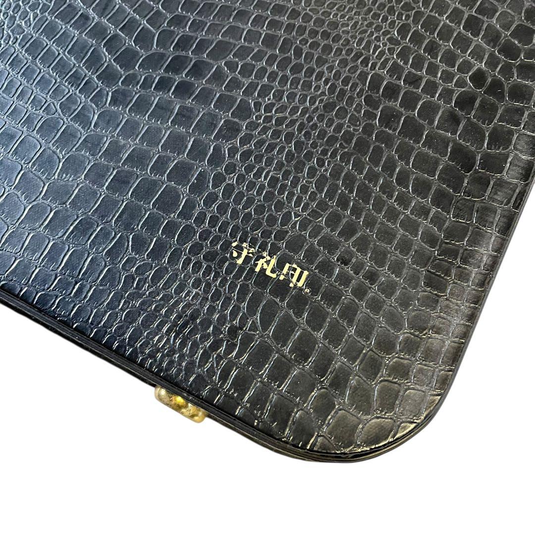 【美品】沖縄 三線 本蛇革 強化張り 黒塗り棹 蛇皮 ハードケース 爪 守礼印