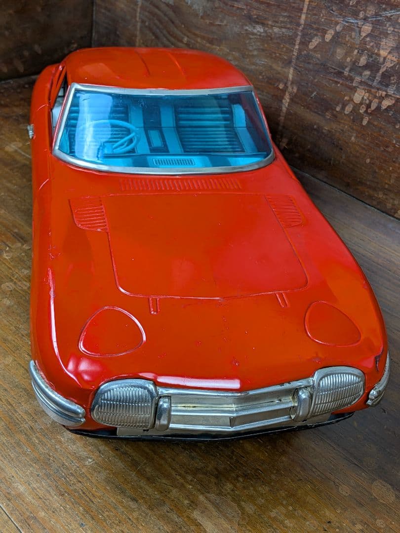 特大★古いブリキ★野村トーイ★トヨタ2000GT★全長48cm★USED