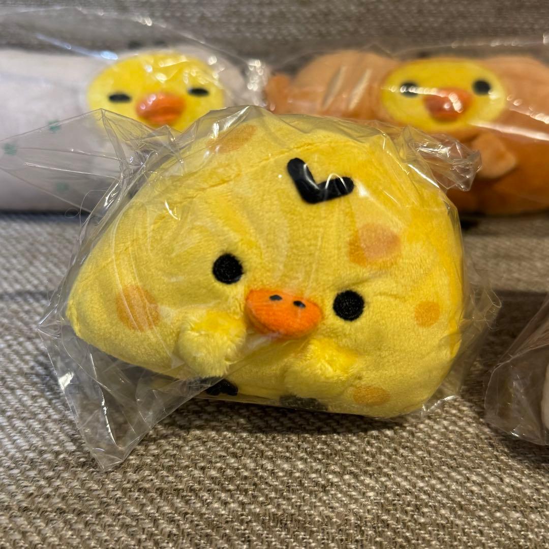 キイロイトリスーパー　ぬいぐるみ　3点セット