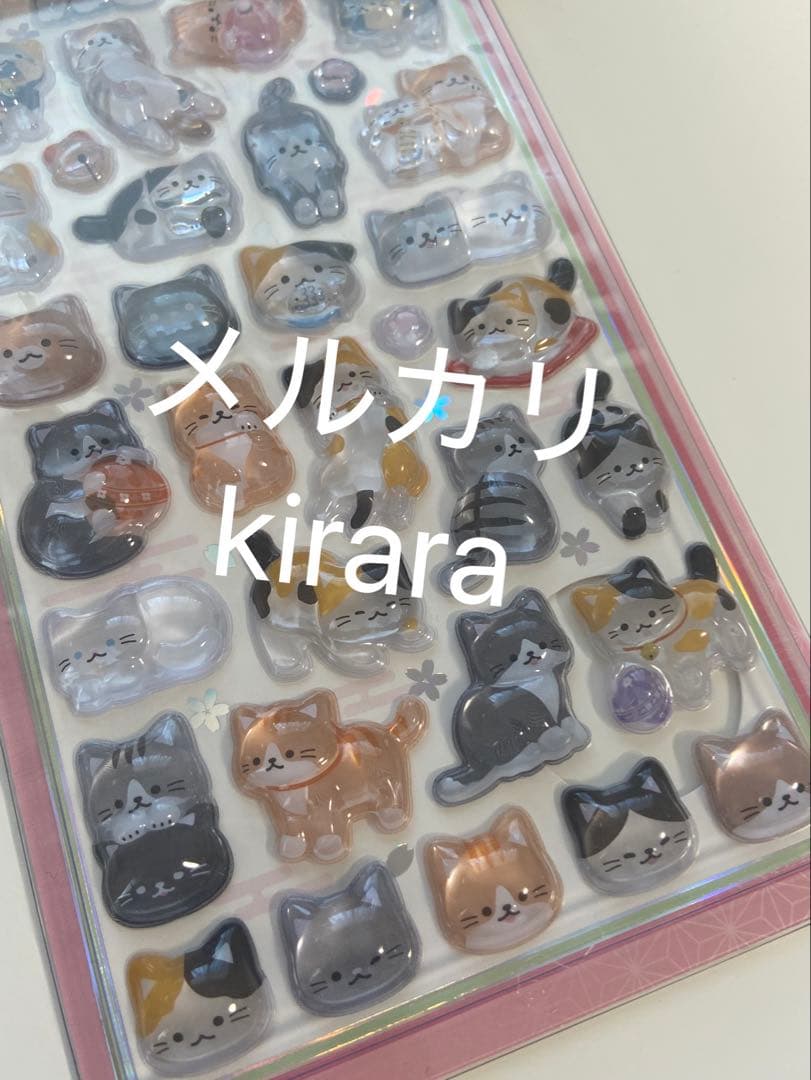 【国内正規品】和柄　第二弾　新作　ねこ　いぬ　ボンボンドロップシール　犬　猫