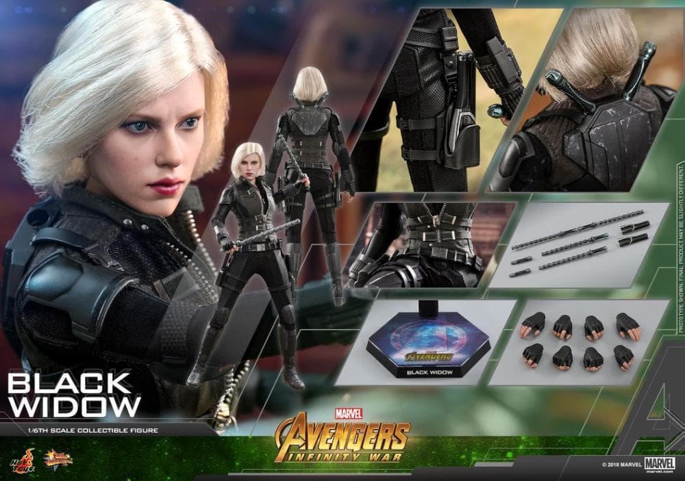 ブラック ウィドウ 1/6 アベンジャーズ インフィニティ ウォー ホットトイズ