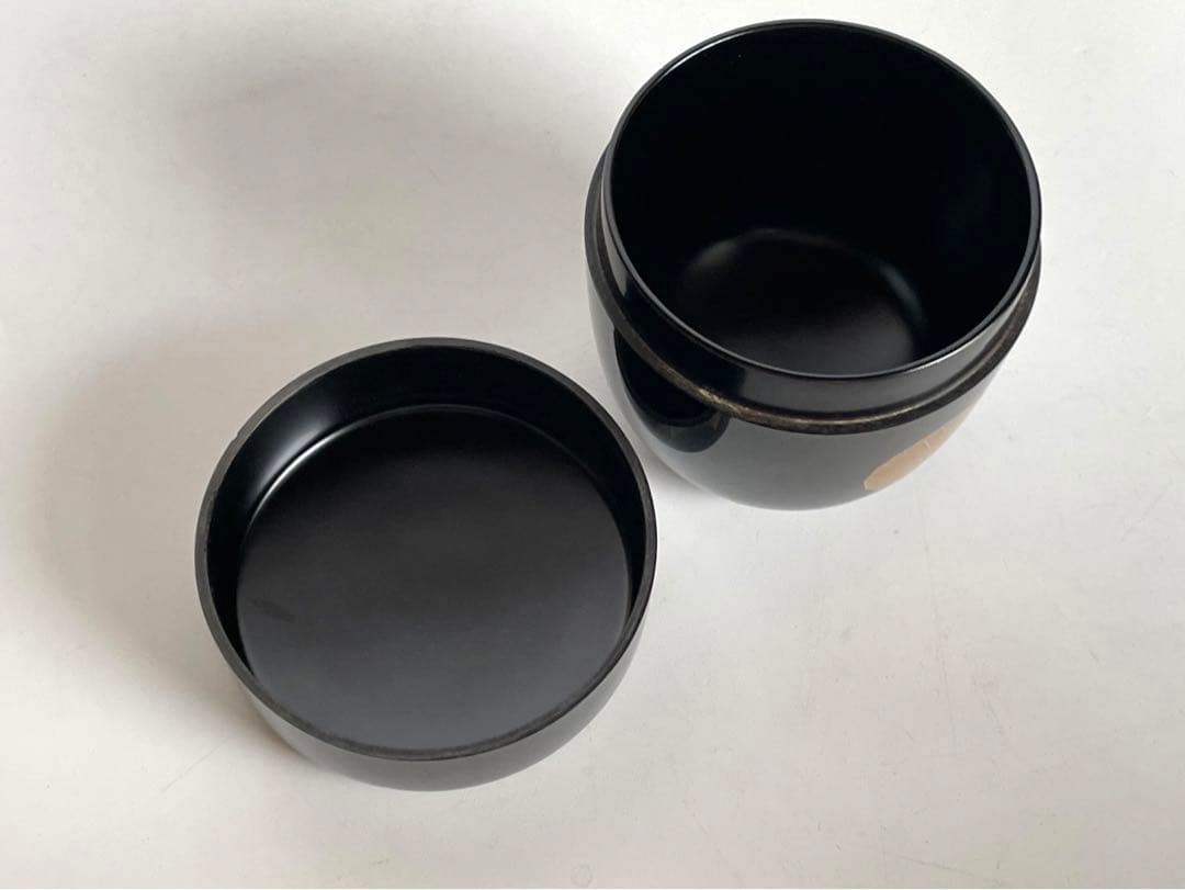 漆工　蒔絵師　中村宗尹　高台寺　中棗　棗　菊桐蒔絵　茶道具