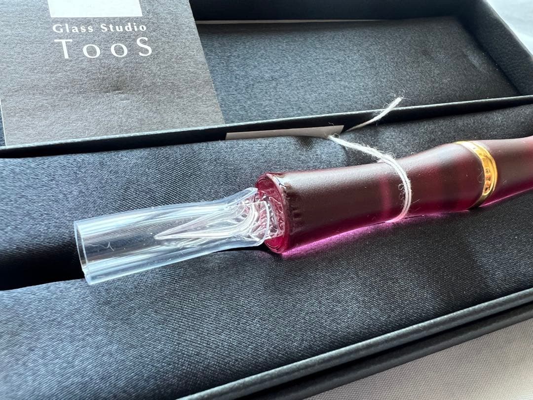 新品送料込★Glasspen TAKETORI 百華 pure GoldRuby