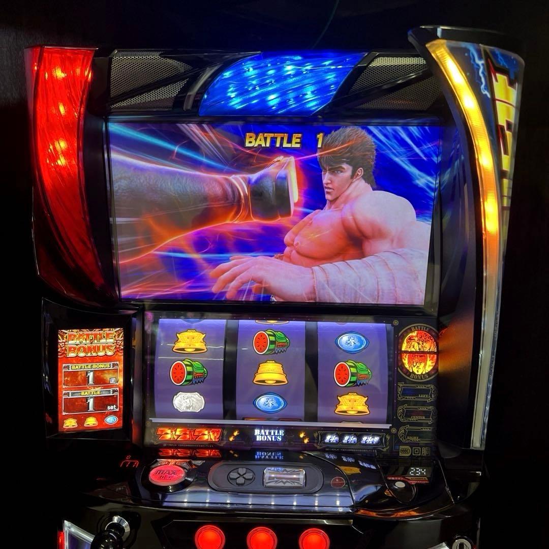 スマスロ「北斗の拳」拳王パネル　パチスロ実機　送料無料
