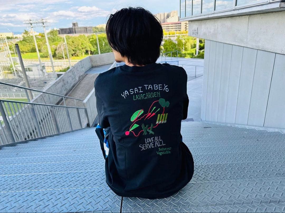 藤井風ベジtシャツ 黒 XLsize