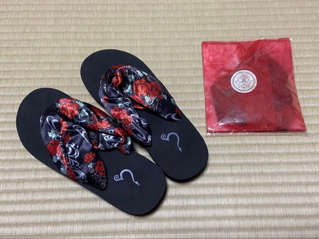 HYDE 和柄3点セット　サンダル　マスク　巾着
