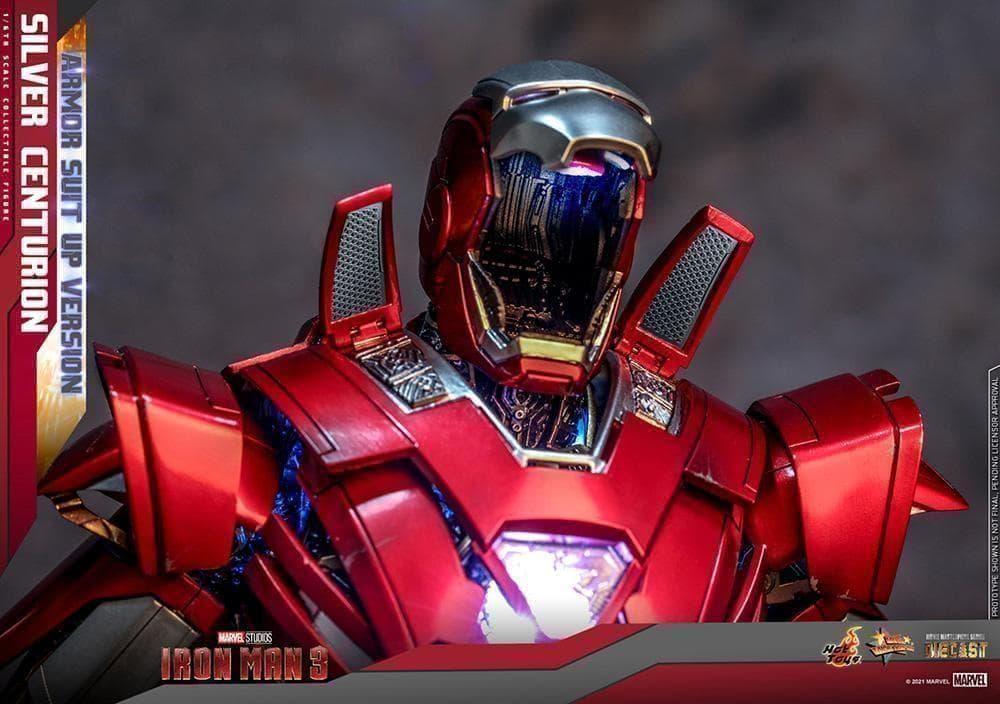 新品 ホットトイズ アイアンマン シルバーセンチュリオン アーマースーツアップ版