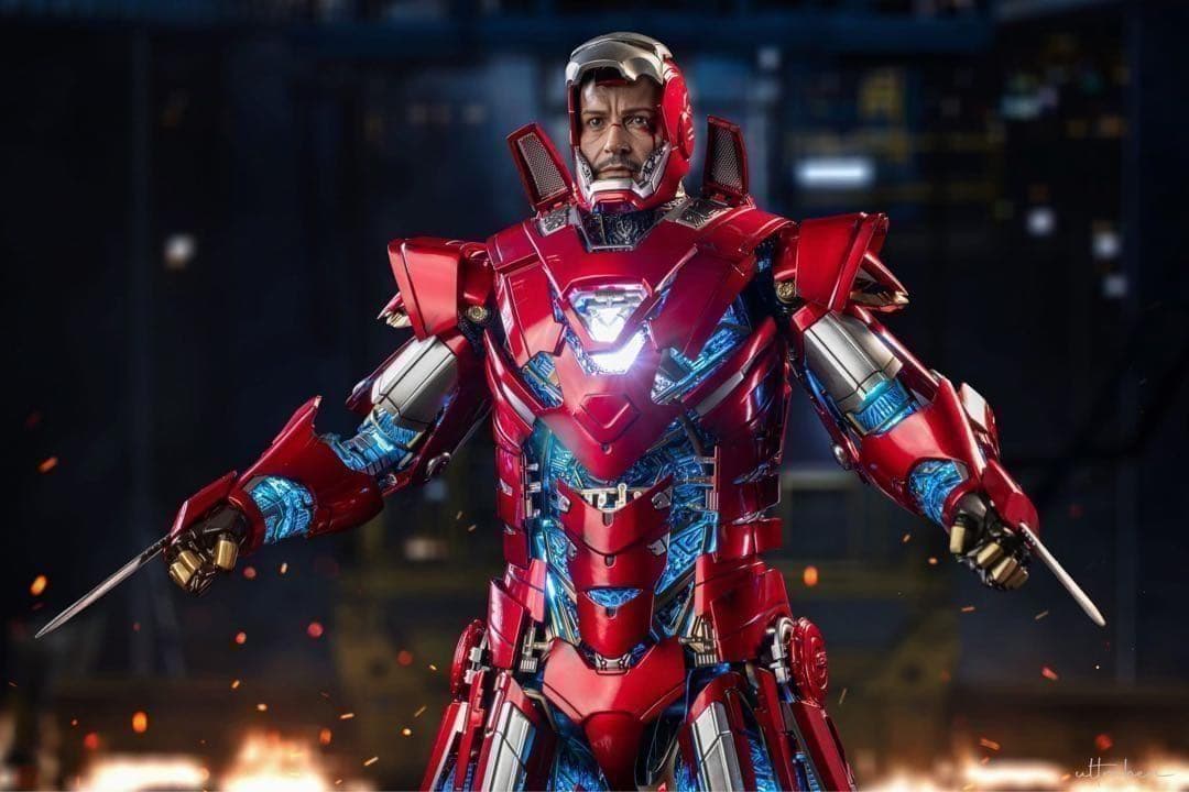 新品 ホットトイズ アイアンマン シルバーセンチュリオン アーマースーツアップ版