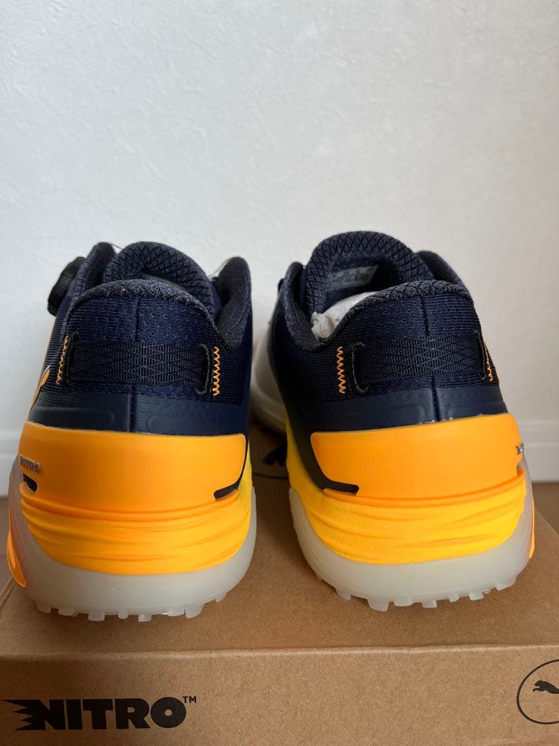 PUMA シャドウキャット ニトロ ディスク スパイクレス シューズ　オレンジ
