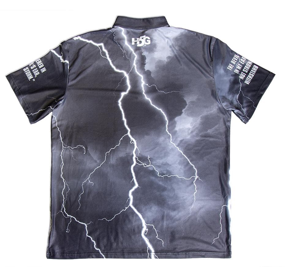 STORM STORM LION JERSEY ハーフジップシャツ　Lサイズ