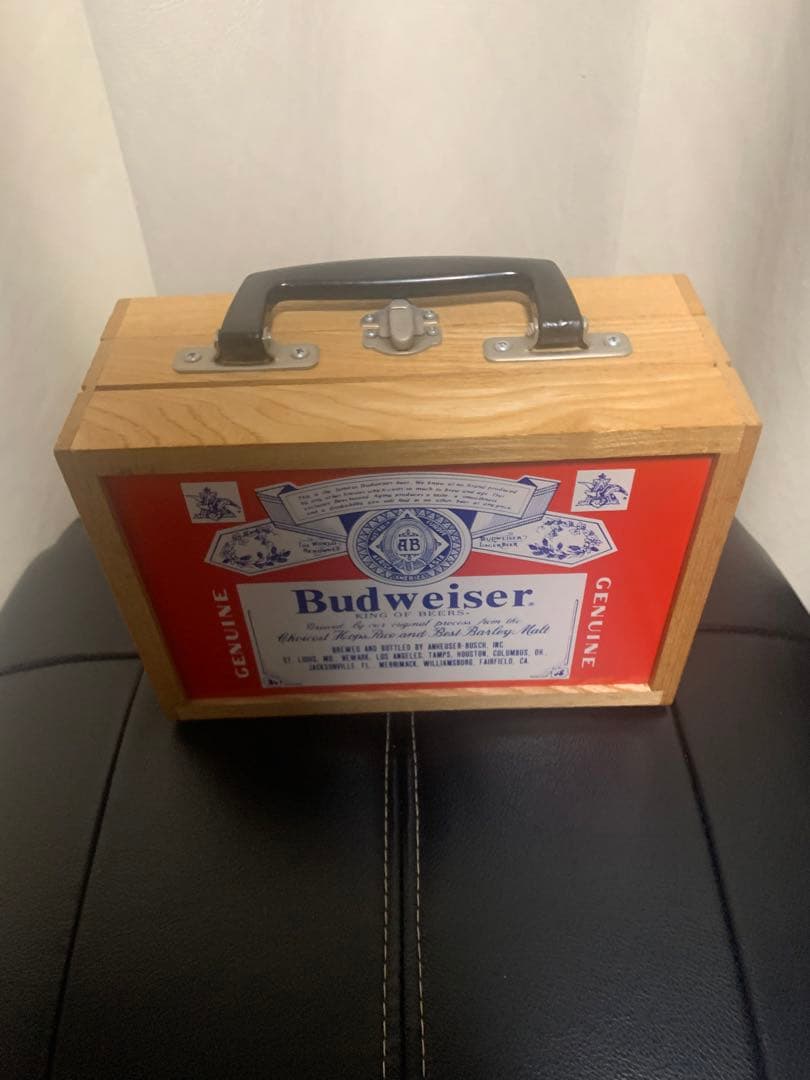 大幅値下げ！　超希少！　Budweiser ヴィンテージ　木製　木箱