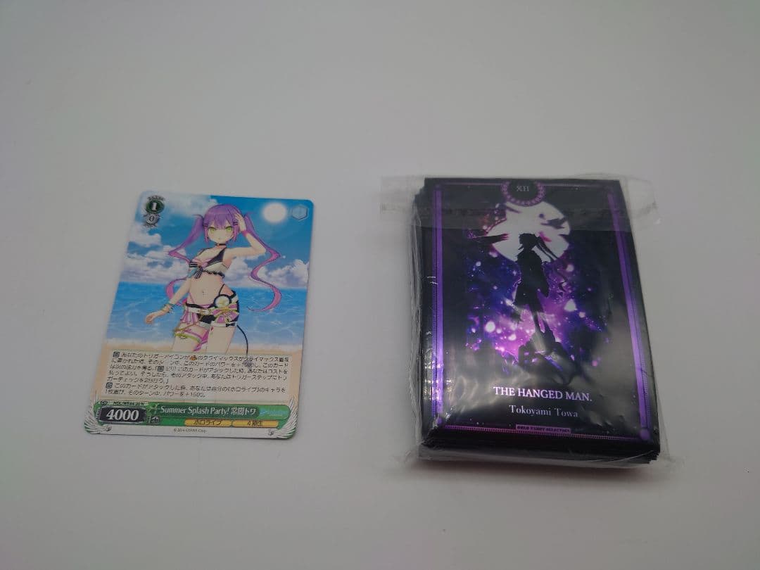 貴重・値下げ　ホロライブ　常闇トワLIVEグッズ、カードスリーブ