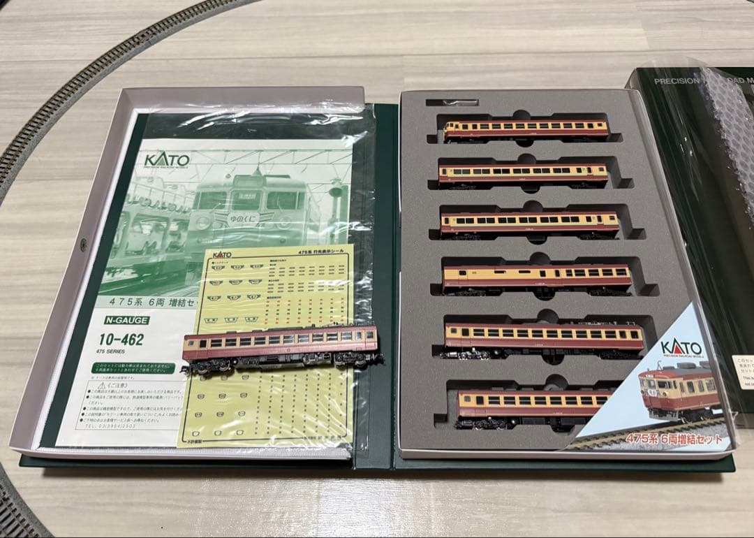 KATO 475系 6両増結セット+456系(動力車)