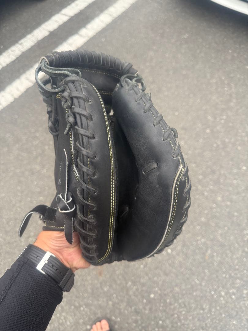 Mizuno Pro キャッチャーミット 黒　セット