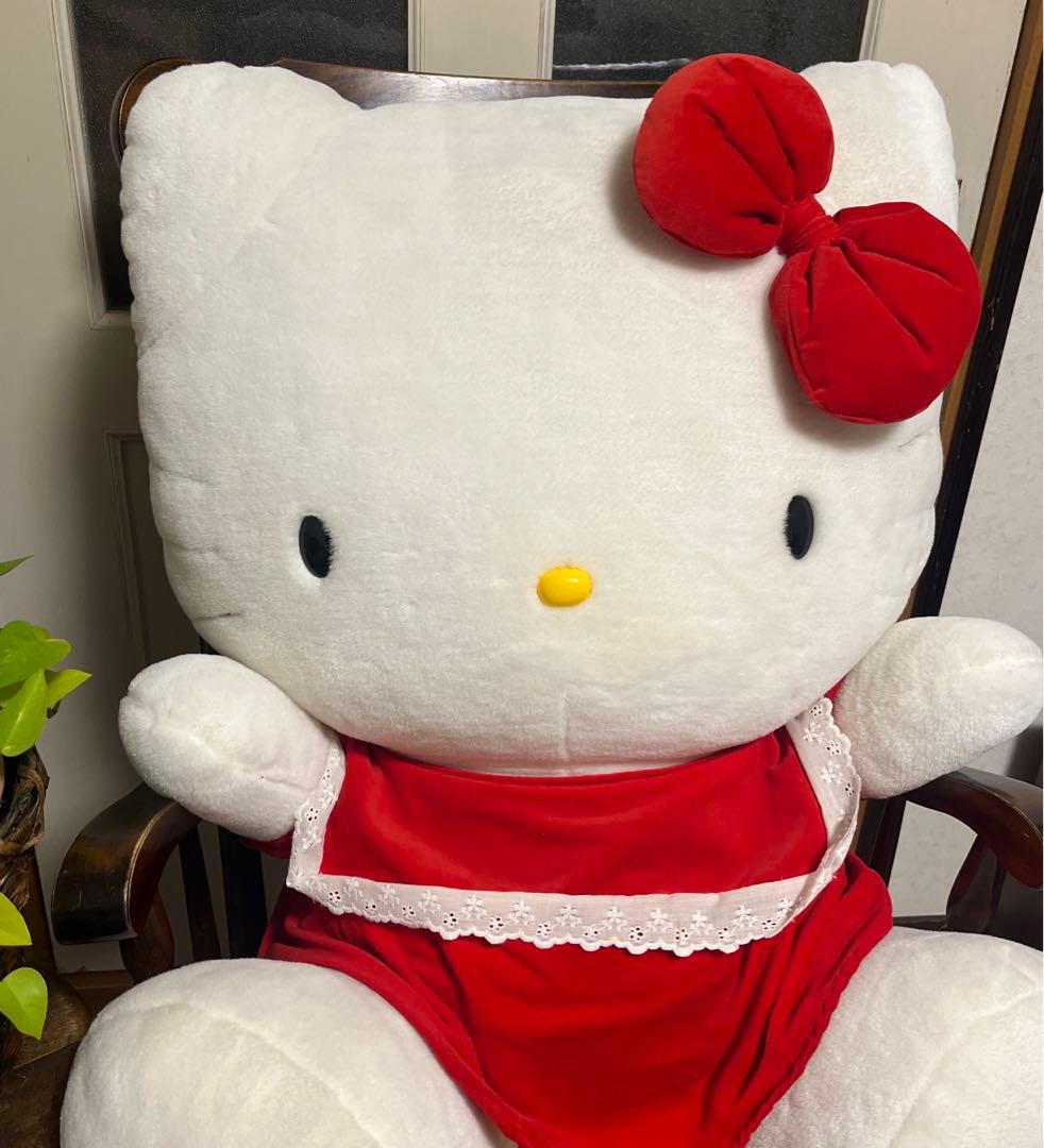 昭和レトロ　キティちゃん　ぬいぐるみ　限定品？　ビックサイズ　希少　大型