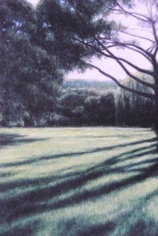 山本貞、【少年のいる夏】、希少な額装用画集より、新品額装付、状態良好