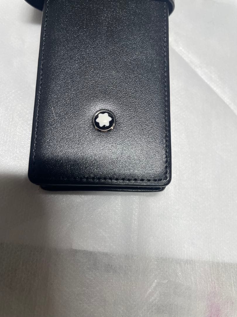 モンブラン　MONTBLANC レザー　ペンケース　2本差し