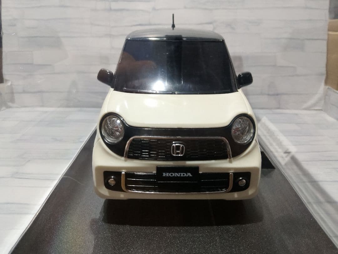 1/12 ホンダ N-one カラーサンプル　ミニカー　ブラック×ホワイトパール