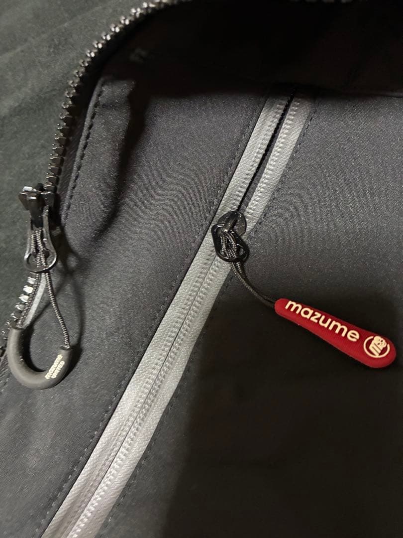 mazume フィッシングジャケット 黒　使用2回のみ！！